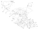 Motion Control Assembly Diagram and Parts List for 74501 220000001-220999999 - 2002 Toro Lawn Tractor