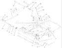 Parking Brake Assembly Diagram and Parts List for 74501 220000001-220999999 - 2002 Toro Lawn Tractor