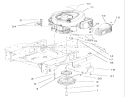 Engine and Clutch Assembly Diagram and Parts List for 74502 220000001-220999999 - 2002 Toro Lawn Tractor