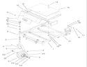 Front Frame Assembly Diagram and Parts List for 74502 220000001-220999999 - 2002 Toro Lawn Tractor