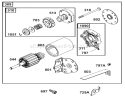 Page W Diagram and Parts List for 74570 200000001-200999999 - 2000 Toro Lawn Tractor