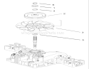 Fan Pulley Assembly Diagram and Parts List for 74570 200000001-200999999 - 2000 Toro Lawn Tractor