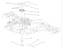 Brake Assembly Diagram and Parts List for 74570 200000001-200999999 - 2000 Toro Lawn Tractor