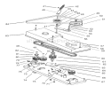 Cutting Pan Assembly Diagram and Parts List for 74570 200000001-200999999 - 2000 Toro Lawn Tractor