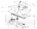 Cutting Pan Assembly Diagram and Parts List for 74570 210000001-210999999 - 2001 Toro Lawn Tractor