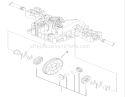 Differential Gear Assembly Diagram and Parts List for 74570 210000001-210999999 - 2001 Toro Lawn Tractor