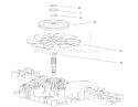 Fan Pulley Assembly Diagram and Parts List for 74570 210000001-210999999 - 2001 Toro Lawn Tractor