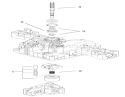 Pump Shaft Assembly Diagram and Parts List for 74570 210000001-210999999 - 2001 Toro Lawn Tractor