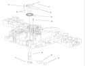 Brake Assembly Diagram and Parts List for 74570 210000001-210999999 - 2001 Toro Lawn Tractor