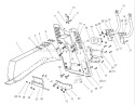 Chute Collector Assembly Diagram and Parts List for 74570 220000001-220999999 - 2002 Toro Lawn Tractor