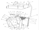 Grass Collector Assembly Diagram and Parts List for 74570 220000001-220999999 - 2002 Toro Lawn Tractor