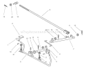 Operation Travel Pedals Assembly Diagram and Parts List for 74570 220000001-220999999 - 2002 Toro Lawn Tractor