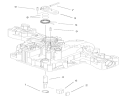 Brake Assembly Diagram and Parts List for 74570 220000001-220999999 - 2002 Toro Lawn Tractor