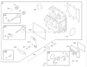 Cylinder Head Assembly Diagram and Parts List for 70185 240000001-240999999 - 2004 Toro Lawn Tractor