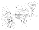 Engine Assembly Diagram and Parts List for 74570 230000001-230999999 - 2003 Toro Lawn Tractor