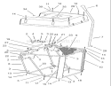 Grass Collector Assembly Diagram and Parts List for 74570 230000001-230999999 - 2003 Toro Lawn Tractor