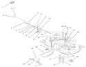 Cutting Pan, Bag on Demand Assembly Diagram and Parts List for 74570 230000001-230999999 - 2003 Toro Lawn Tractor