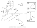 Governor Assembly Diagram and Parts List for 74570 240000001-240999999 - 2004 Toro Lawn Tractor