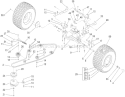 Part Location Diagram of 104-3341 Toro Stirrup