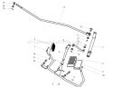 Operation Travel Pedal Assembly Diagram and Parts List for 74570 240000001-240999999 - 2004 Toro Lawn Tractor