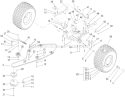 Part Location Diagram of 107-8946 Toro BRACKET-LEFT