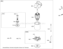 Starter Assembly Diagram and Parts List for 74573 280000001-280999999 - 2008 Toro Lawn Tractor