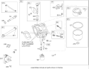 Carburetor Assembly Diagram and Parts List for 74573 280000001-280999999 - 2008 Toro Lawn Tractor
