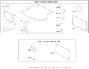Gasket Set Diagram and Parts List for 74573 290000481-290999999 - 2009 Toro Lawn Tractor