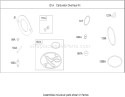 Page G Diagram and Parts List for 74573 290000481-290999999 - 2009 Toro Lawn Tractor
