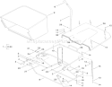Grass Collector Assembly Diagram and Parts List for 74573 310000001-310999999 - 2010 Toro Lawn Mower