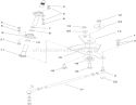Steering Assembly Diagram and Parts List for 74573 310000001-310999999 - 2010 Toro Lawn Mower
