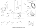 Governor Assembly Diagram and Parts List for 74573 280000001-280999999 - 2008 Toro Lawn Tractor