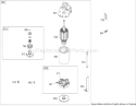 Starter Assembly Diagram and Parts List for 74582 280000001-280999999 - 2008 Toro Lawn Tractor