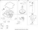 Crankcase Assembly Diagram and Parts List for 74582 280000001-280999999 - 2008 Toro Lawn Tractor
