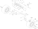 Part Location Diagram of 114-3241 Toro SPINDLE-FRONT, LEFT