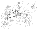 Transmission Drive Assembly Diagram and Parts List for 74590 200000001-200999999 - 2000 Toro Lawn Tractor