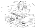 Cutting Pan Assembly Diagram and Parts List for 74590 200000001-200999999 - 2000 Toro Lawn Tractor