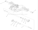 Axle Shaft Assembly Diagram and Parts List for 74590 210000001-210999999 - 2001 Toro Lawn Tractor