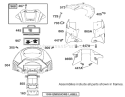 Blower Housing Assembly Engine Diagram and Parts List for 74590 210000001-210999999 - 2001 Toro Lawn Tractor