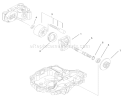 Motor Shaft Assembly Diagram and Parts List for 74590 210000001-210999999 - 2001 Toro Lawn Tractor