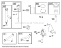 Oil Filter, Tube, and Pump Assembly Engine Diagram and Parts List for 74590 210000001-210999999 - 2001 Toro Lawn Tractor