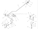 Operation (Brake) By-Pass Assembly Diagram and Parts List for 74590 210000001-210999999 - 2001 Toro Lawn Tractor