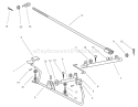 Operation (Travel Pedals) Assembly Diagram and Parts List for 74590 210000001-210999999 - 2001 Toro Lawn Tractor