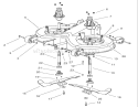 Operation-Cutting Pan Assembly Diagram and Parts List for 74590 210000001-210999999 - 2001 Toro Lawn Tractor