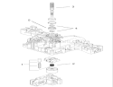 Pump Shaft Assembly Diagram and Parts List for 74590 210000001-210999999 - 2001 Toro Lawn Tractor