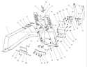Chute-Collector Assembly Diagram and Parts List for 74590 210000001-210999999 - 2001 Toro Lawn Tractor