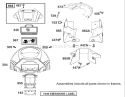 Blower Housing Assembly Engine Diagram and Parts List for 74590 220000001-220999999 - 2002 Toro Lawn Tractor