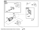 Starter Assembly Engine Diagram and Parts List for 74590 220000001-220999999 - 2002 Toro Lawn Tractor