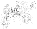 Part Location Diagram of 104-2894 Toro Tire-Rear Whl Assembly