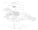 Brake Assembly Diagram and Parts List for 74590 220000001-220999999 - 2002 Toro Lawn Tractor